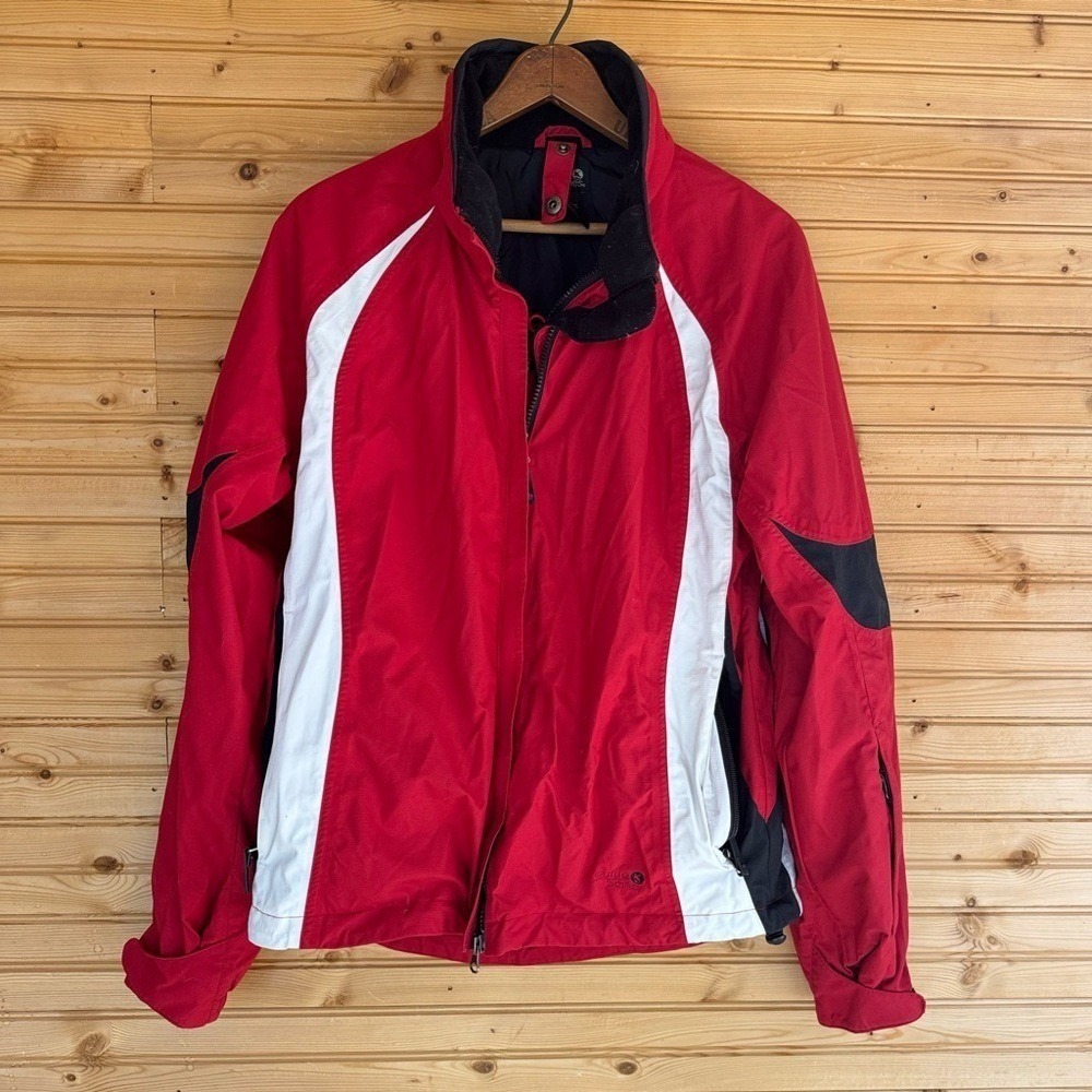 Guide Series Jacket Red Black Medium Y2K Activewear Hiking Camping Outdoors